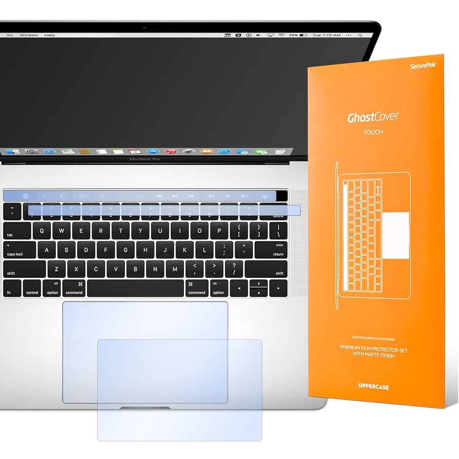Amazon.com: UPPERCASE GhostCover Touch Premium Touch Bar and